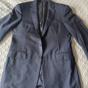 Ralph Lauren Black Label Wool Blazer - Made in Italy - Navy Pinstripe - 38R